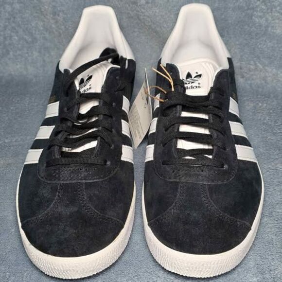 Adidas Gazelle Black White Size Mens US 9 or Womens US 10 Sneakers main image 5